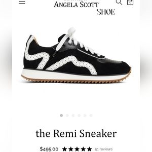 The Remi Sneaker Black Suede